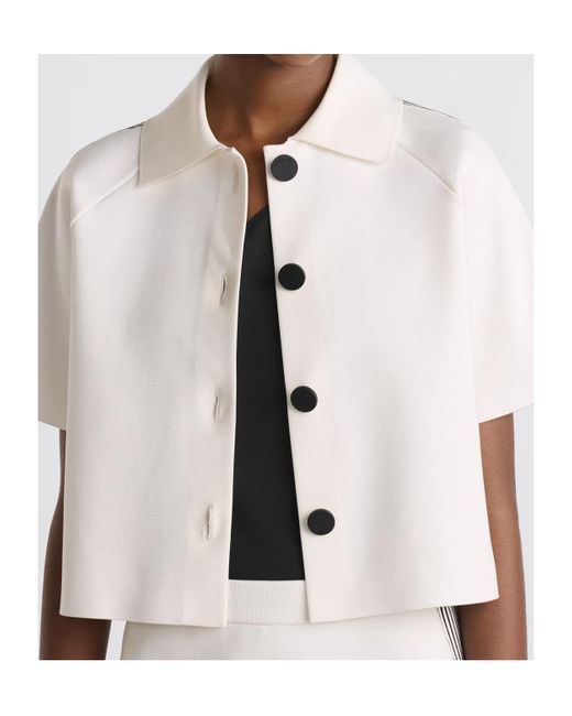Dior White Cropped Jacket
