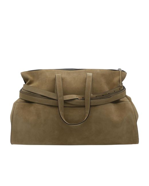 Moschino Green Tie Me Tote Bag for men