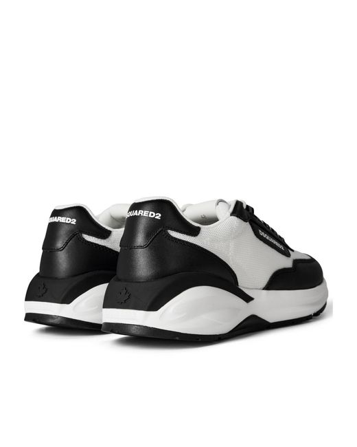 DSquared² Black Dad Sneakers for men