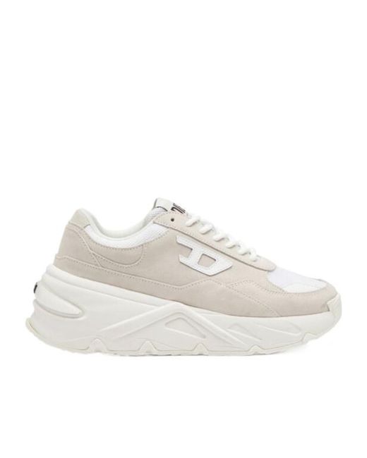 DIESEL White S-Savannah Sneakers