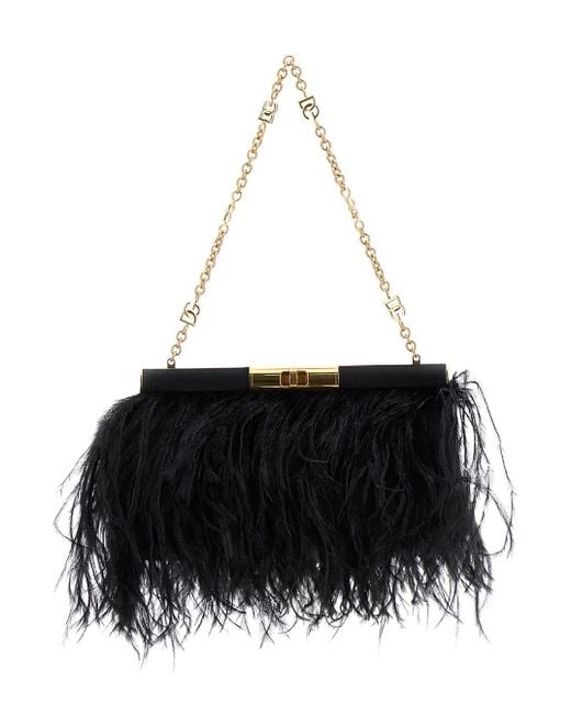 Dolce & Gabbana Black Medium Marlene Shoulder Bag