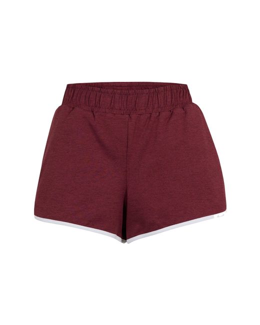 Varley Red Elastic-Waist Athletic Shorts