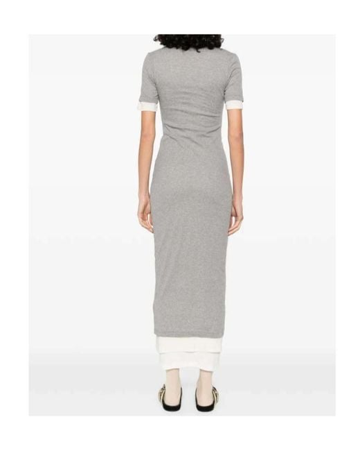 Jil Sander White Pack Of Ribbed Midi Dresses