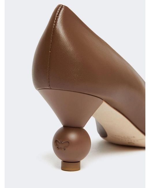 Weekend by Maxmara Brown Pointed-Toe High Heels