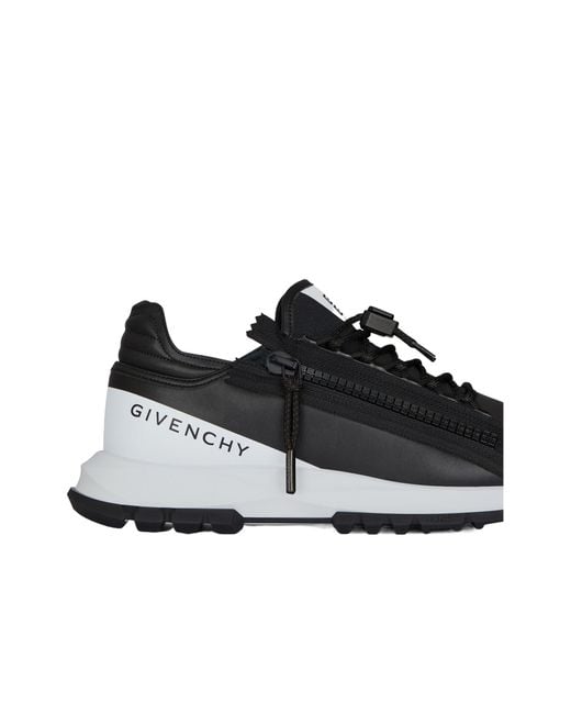 Givenchy Black Spectre Zip Runners for men