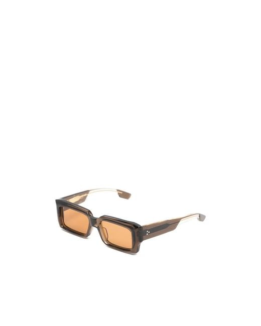 Jacques Marie Mage Natural Quant Rectangle-Frame Sunglasses for men
