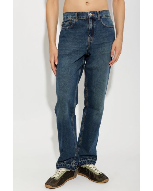Zadig & Voltaire Blue John Straight-Leg Jeans for men