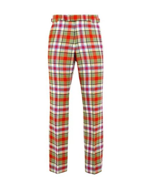 Vivienne Westwood Sang Trousers in Red for Men | Lyst