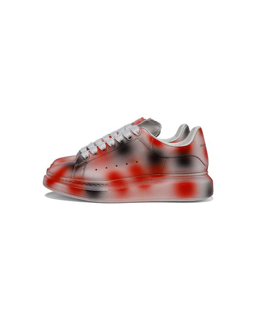 McQueen Red Logo Board Shoes for men
