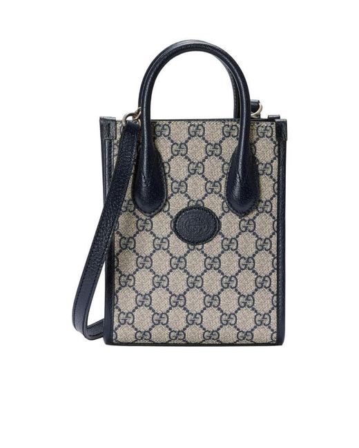 Gucci Black Gg-Canvas Tote Bag for men