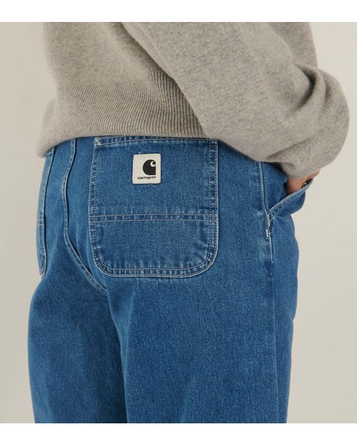 Carhartt Blue Belt Loop Denim Trousers