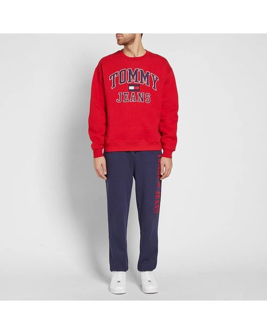 Tommy Hilfiger Red Logo Details Sweater for men