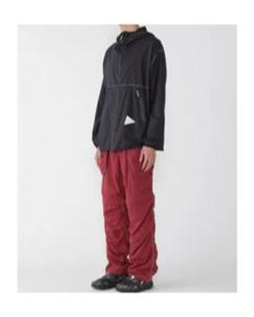 And Wander Black Pertex Windproof Casual Jacket for men
