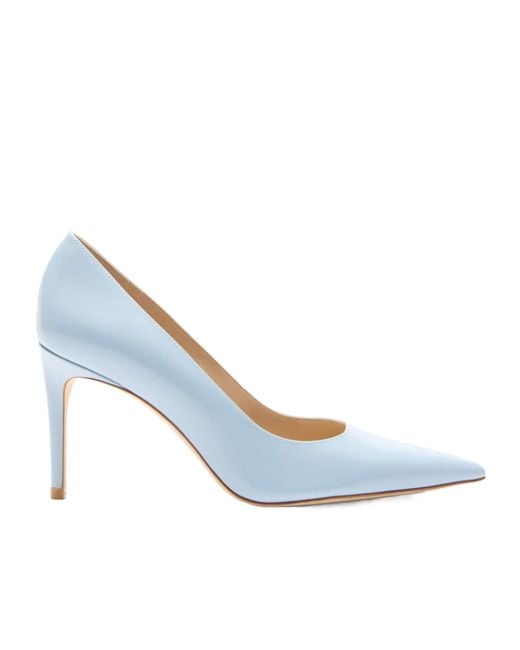 Stuart Weitzman Blue Pointed High Heels