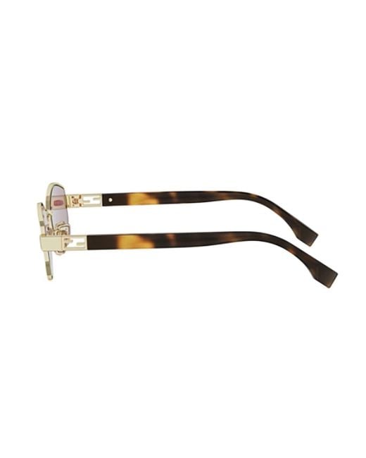 Fendi Pink Full Frame Sunglasses for men