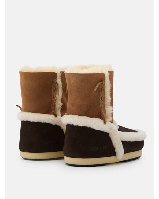 Moon Boot Brown Logo Boots for men