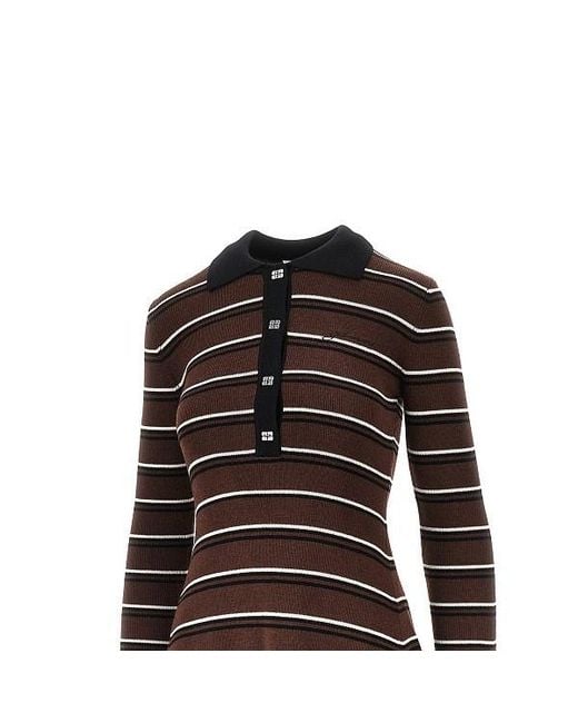 Ganni Black Polo Dress
