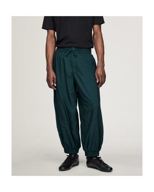 Y-3 Green Drawstring Track Pants for men