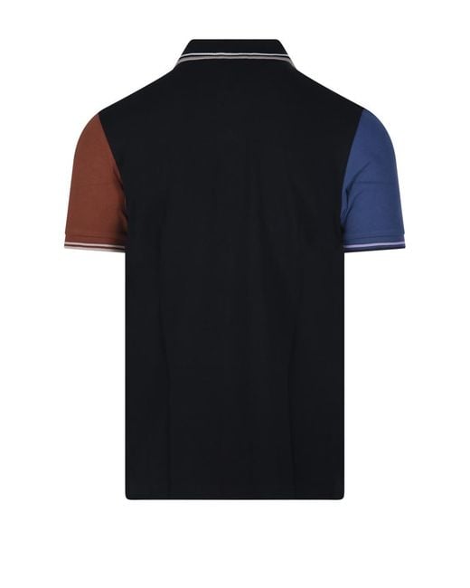 Comme des Garçons Black Short-Sleeved Polo Shirt for men