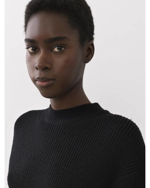 Chloé Black Chloé Peplum Knitted Jumper