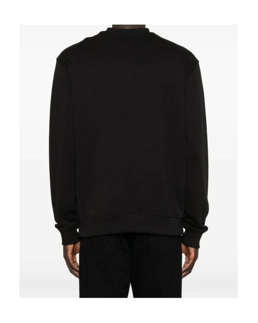 Versace Jeans Black Couture Logo Print Sweatshirt for men