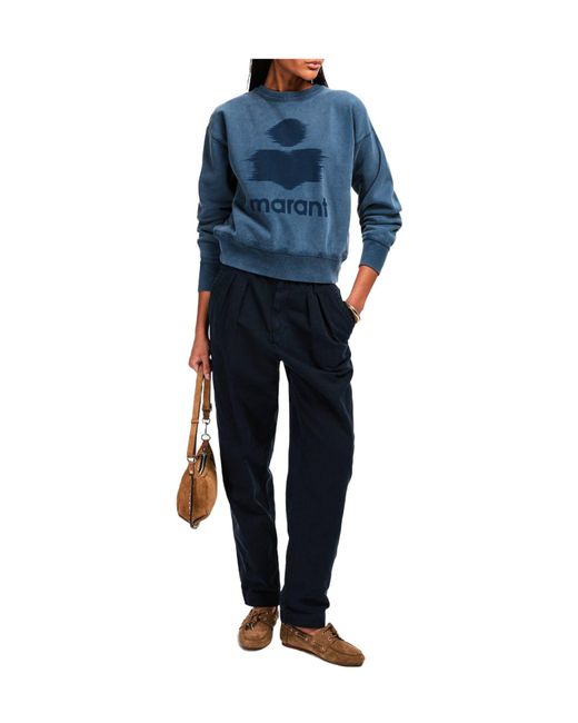 Isabel Marant Blue Sweat Crew Sweatshirt