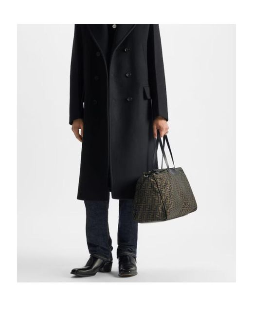 Fendi Black Ff Light Duffle for men