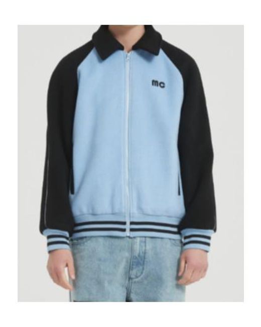 Marissa Chiara Blue Long-Sleeved Lapel Jacket for men