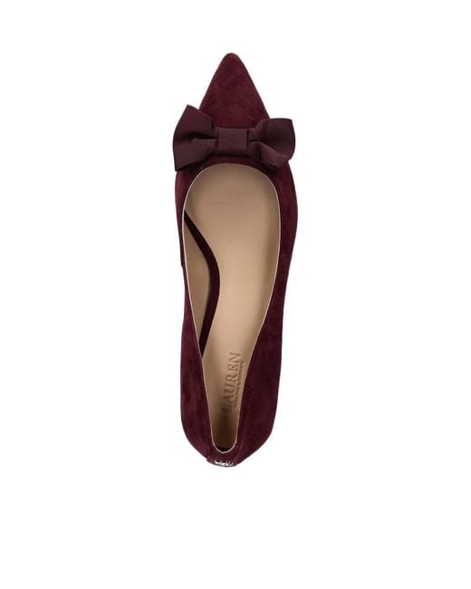 Ralph Lauren Brown Bow High Heels