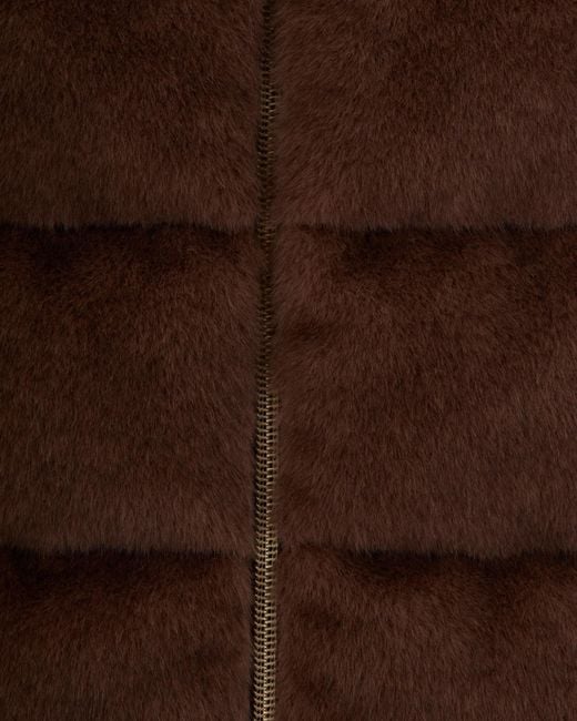 Herno Brown Zippered Down Jacket