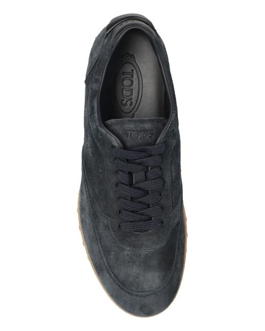 Tod's Black Lace-Up Sneakers for men