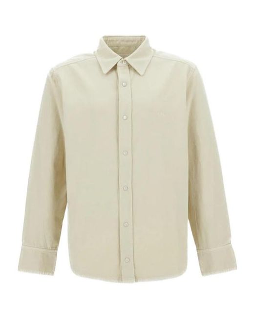 A.P.C. White Buttoned Shirt for men