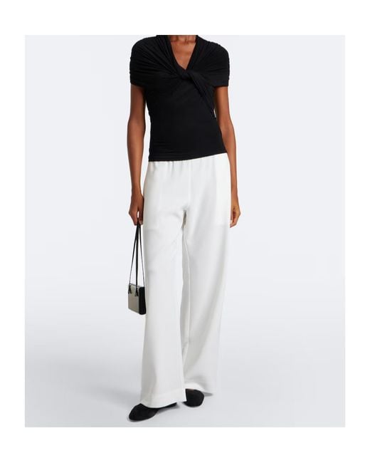 TOVE Black Hadara Pleated Top