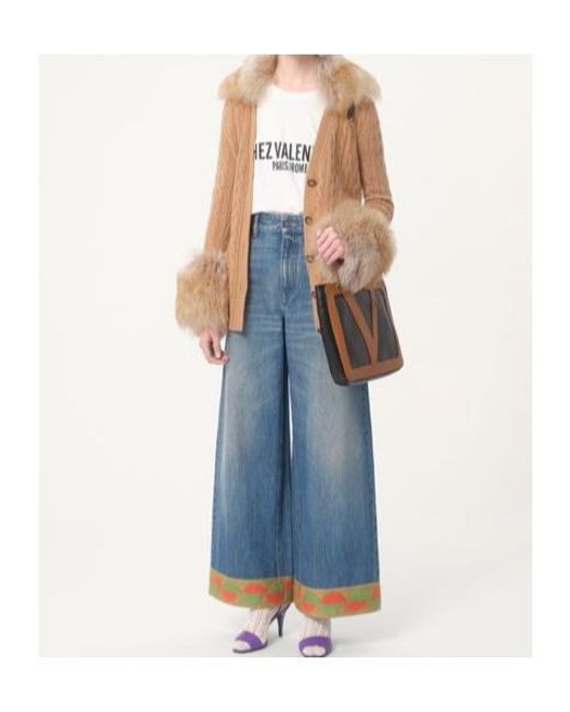 Valentino Natural Cashmere Cardigan