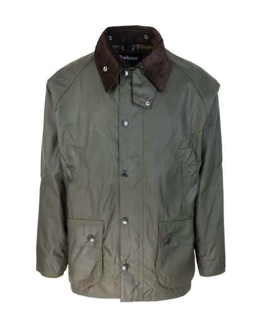 Barbour Gray Bedale Waxed Field Jacket for men