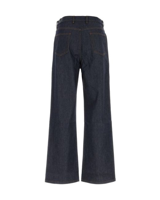 A.P.C. Blue Aaron Straight-Leg Jeans for men