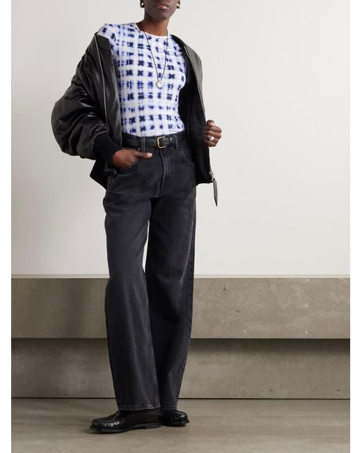 Proenza Schouler Blue Parson Crew Neck T-Shirt