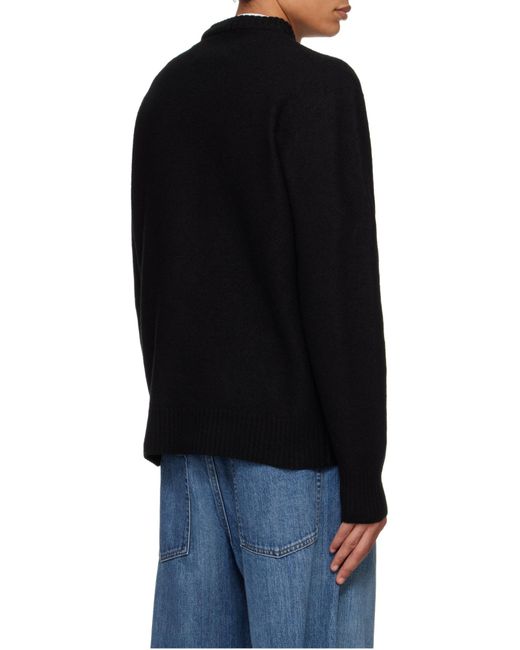 Jil Sander Blue Crewneck Knitted Jumper for men