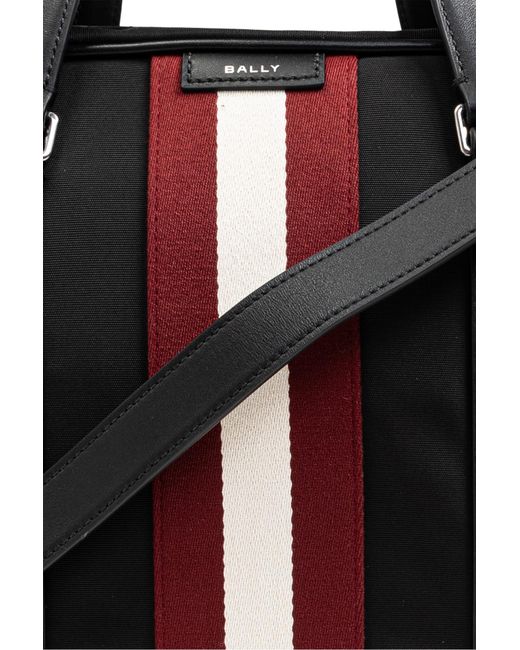 Bally Black Logo Briefcase for men