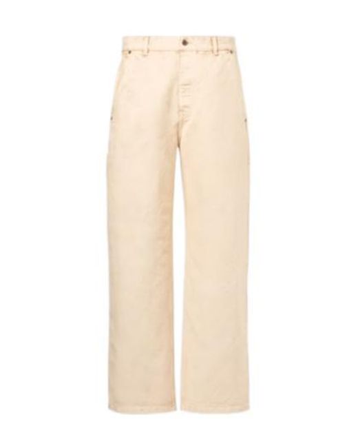 Loewe Natural Cotton Straight Pants for men