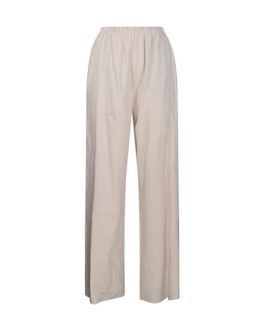 Max Mara Gray Destino Wide-Leg Pants