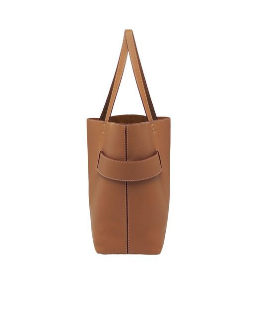 Alexander McQueen Brown T-Bar Sling Tote Bag