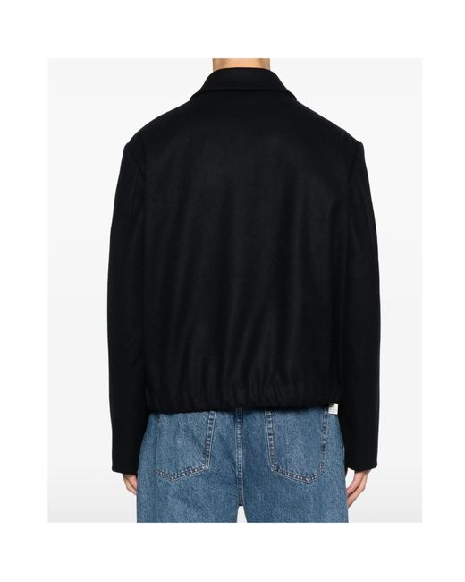 Barena Black Zipped-Pockets Jacket for men