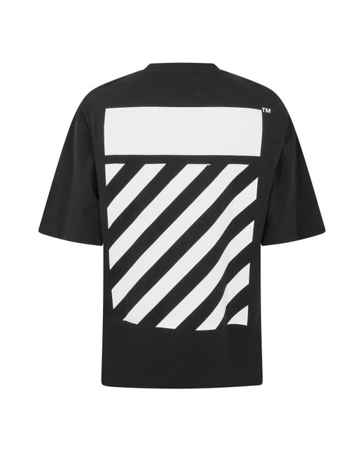 Off-White c/o Virgil Abloh Black Regular Fit Flannel T-Shirt for men