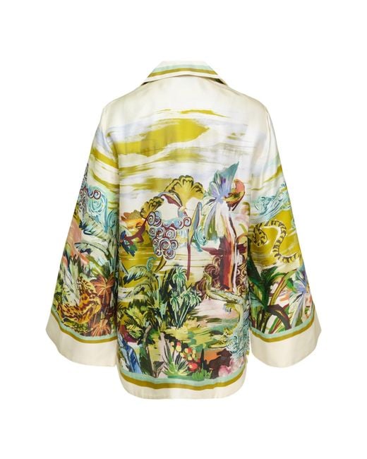 ALÉMAIS Metallic Jungle Boogie Shirt