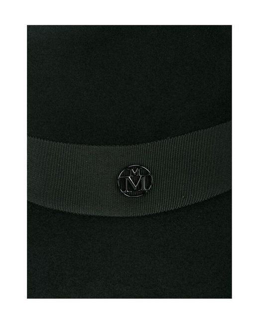 Maison Michel Black Henrietta Fedora