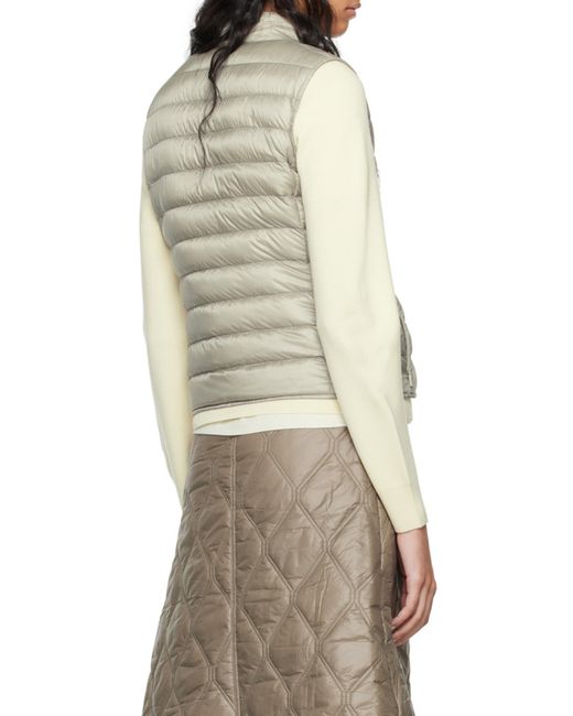 Moncler Gray Liane Down Vest