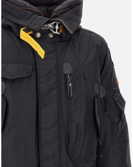 Parajumpers Blue Hooded Down Jacket for men