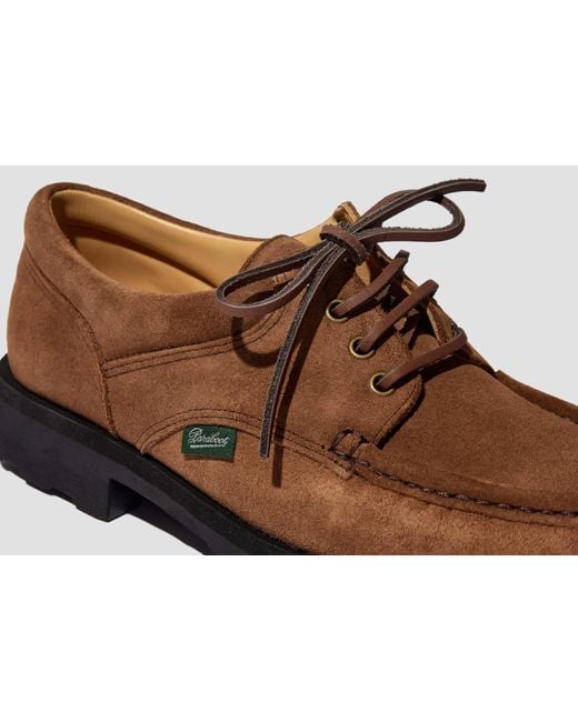 Paraboot Brown Round-Toe Loafers for men