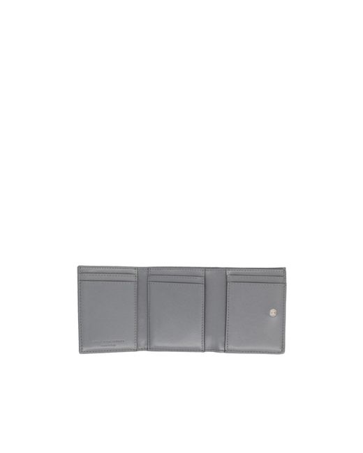 Stella McCartney Gray Falabella Tri-Fold Wallet